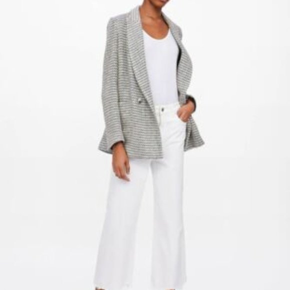 zara textured blazer